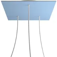 Creative Cables Kroq403tf114 Xxl Rose-one Kvadratisk Lyseblå Rose-sæt