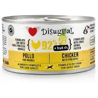 Disugual Vådfoder Til Hunde Med Frugt Kylling Og Ananas 12x150g