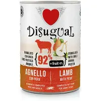 Disugual Våd Hundemad Med Lam Og Pære 6x400g