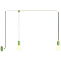 Creative Cables Med Bulb F-snake Eiva Ip65 Udendørslampe Med 2 Lyskilder Og Roset