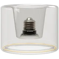 Creative Cables 2200k Ghost Line Recessed Donut Transparent 120x90 Mm 6w Led-pære