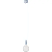 Creative Cables Med Bulb Silikone Farverig Pendellampe Med Tekstilkabel