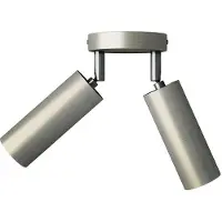 Creative Cables Med Bulb 2-pære Lampe Med Tub-e14 Skærm Og Rund Roset-