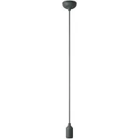 Creative Cables Silikone Farverig Pendellampe Med Tekstilkabel