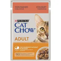 Purina Cat Chow Kattefoder Med Oksekød Og Aubergine 85g 26 Enheder