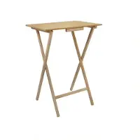 Wellhome Rektangulært Sidebord Færdig Uden Lak 48x35x64 Cm