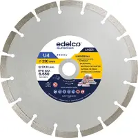 Edelco U4 Universal Konstruktionsskiven Med Diamant 300x20 Mm