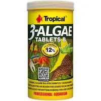 Tropical 3-algae Tablets B 250ml Fiskefoder