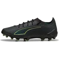 Puma ULTRA 6 ULTIMATE AG Football Boots Unisex, Shoes, Black/Fizzy Light/Green Terrain, 44