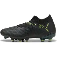 Puma FUTURE 8 MATCH FG/AG Football Boots Women, Shoes, Black/Fizzy Light/Green Terrain, 35.5