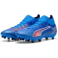 Puma ULTRA 6 MATCH+ FG/AG Football Boots Unisex, Shoes, Ultra Blue/White/Black, 44.5