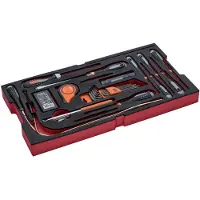 Bahco In Foam Tray For ´´heavy Duty´´ Rigid Suitcases 4750rchdw01 Skruetrækkersæt 56 Enheder