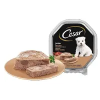 Cesar Kalkun-og Oksekødsfoder Til Hvalpe 150g 14 Enheder