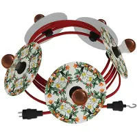 Creative Cables Med Bulb Lumet Maioliche-system Med Tekstilkabel5 Lampeholdere Og Lampeskærmekrog Og Sort Stik 7.5 M