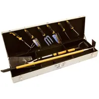 The Garden People Suitcase With Eight Stainless Steel And Fiber Værktøjssæt