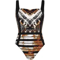 Sunflair Badedragt brun / sort / hvid