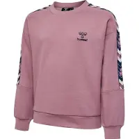 Hummel Sweatshirt 'Zoe' mørkeblå / gammelrosa / hvid