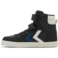 Hummel Støvler - Slimmer Stadil Leather High JR - Sort/Blå - - 29 - Støvler