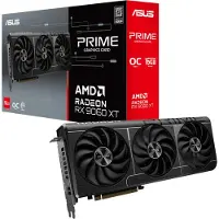 Asus Prime Radeon RX 9060 XT 16GB - OC Edition - grafikkort - Radeon RX 9060 XT - 16 GB GDDR6 - PCI Express 5.0 - HDMI, 2 x DisplayPort - boks