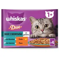 Whiskas Lækker Duo Hav & Bjerg Vådfoder Til Kat 13x4x85g