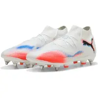 Puma FUTURE 8 PRO MxSG Football Boots Unisex, Shoes, White/Black/Glowing Red, 44.5