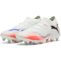 Puma FUTURE 8 MATCH MxSG Football Boots Unisex, Shoes, White/Black/Glowing Red, 44