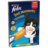 Purina Felix Deli Moments Vådfoder Til Katte Med Kylling 11x4x10g