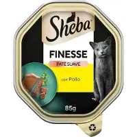 Sheba Finesse 22x85g Vådfoder Til Kat Med Kylling