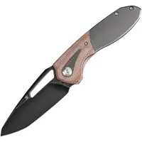 Kansept Knives Thoth Bolster Lock Brown Mic