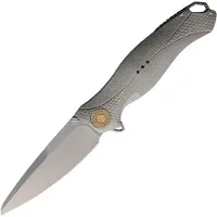 KARBON Buck Horn Linerlock Gray Al
