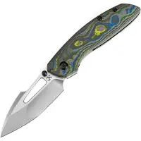 Kansept Knives Link Framelock Camo CF
