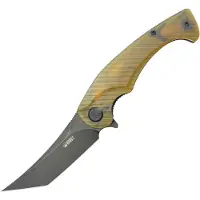 Kubey Scimitar Linerlock Tanto Ultem