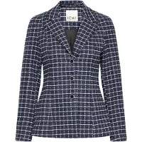 Ichi Blazer 'IHKATE' mørkeblå / sort / hvid
