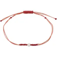 Pilgrim Armbånd 'Birthstones' rød / hvid