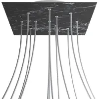 Creative Cables Kroq4012f104 Xxl Rose-one Square Marquina Marmor Rose Sæt