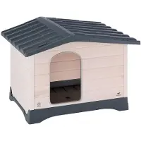 Ferplast Lodge 90 88x72x66 Cm Udendørs Hundehus I Harpiks/træ