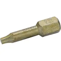 Bahco 1/4´´ Ekstra Hårde Moment Bits Til Torx Hoved Skruer 25 Mm