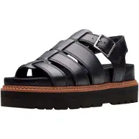 Clarks Dame Orianna Twist D-Fit Sandaler Sort