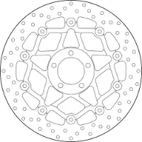 Brembo Oro 78b408a1 Flydende Bremseskive