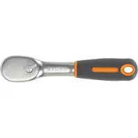 Bahco 1/4´´ Reversible Pear Head With 72 Teeth And A 5° Action Angle 120 Mm Skralde