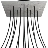 Creative Cables Krovnq4015f106 Xxl Rose-one Firkantet Cement Rose Kit