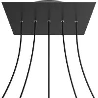 Creative Cables Krovnq405lf103 Xxl Rose-en Firkantet Mat Sort Rose Kit
