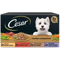 Cesar Multipack 8 Campesinas Vådfoder Til Hunde 3x8x150g