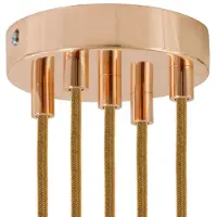 Creative Cables Krm575fraterm Metal Cylindrisk Lampe Loftroset Kit