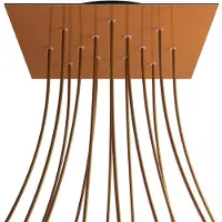 Creative Cables Krovnq4014f108 Xxl Rose-one Square Satin Copper Rose Kit