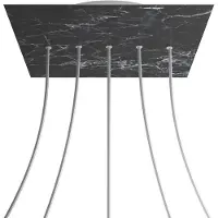 Creative Cables Kroq405lf104 Xxl Rose-one Square Marquina Marmor Rose Sæt