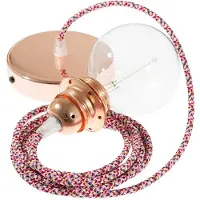 Creative Cables Rx00 Pixel 50 Cm Hængende Lampe Pendel Til Lampeskærm