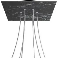 Creative Cables Krovnq406f104 Xxl Rose-one Square Marquina Marmor Rosesæt