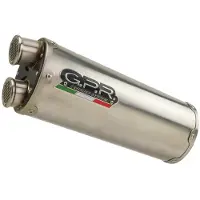 Gpr Exclusive Dual Inox Honda Crf 1000 L Africa Twin 18-20 Homologeret Slip On Lyddæmper