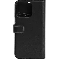 Essentials iPhone 13 Mini leather wallet, detachable, Black